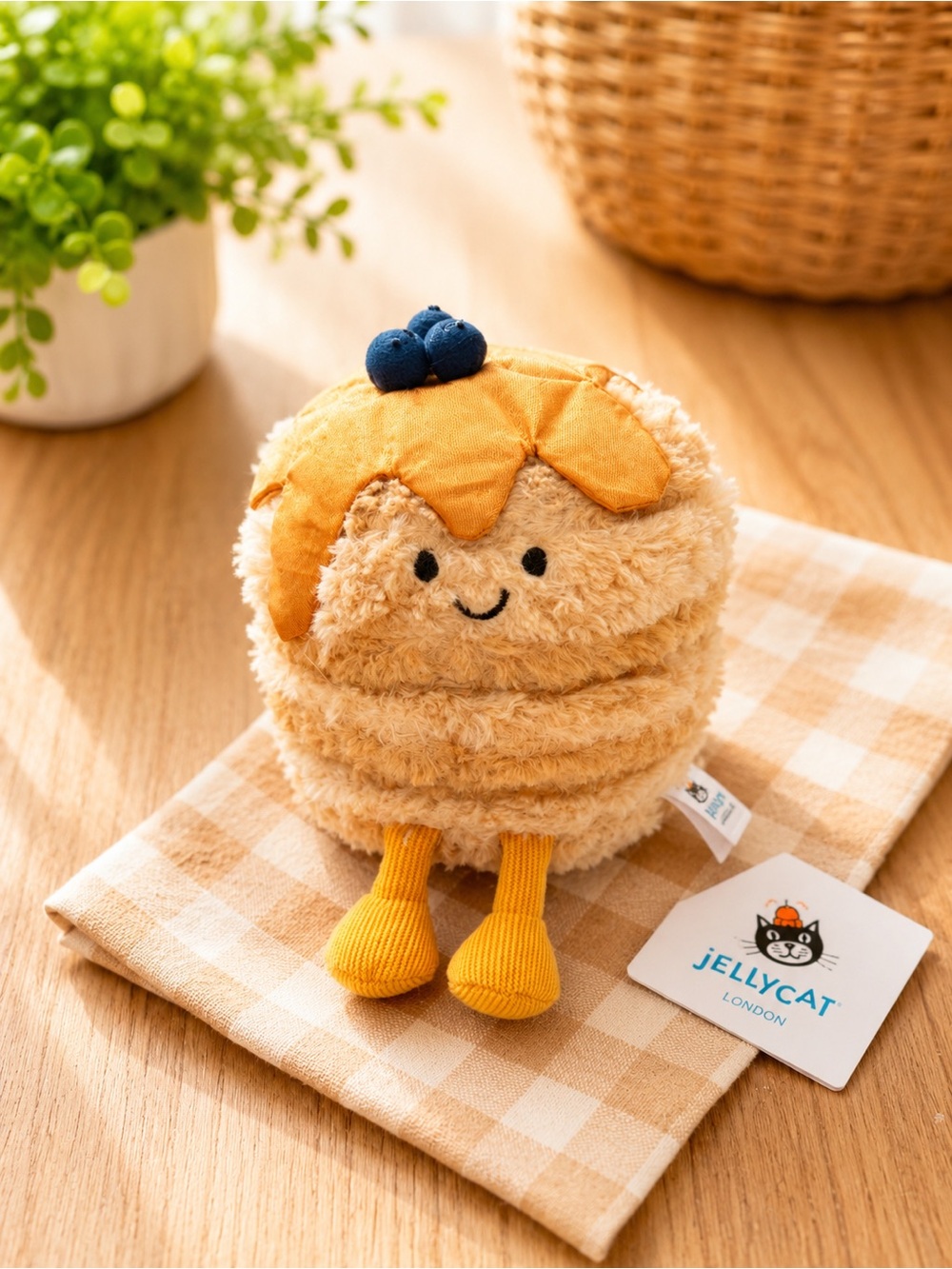 Jellycat Fran Pancakes bag Charm 🥞 🫐
